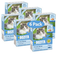 Produktbild von Bozita Cat Sterilised Häppchen in Sauce mit Saibling Getreidefrei 6x370g - 6 x 370 g