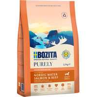 Produktbild von Bozita Dog Purely Adult Getreidefreies Trockenfutter für kleine Hunde mit Lachs und Rind 2,5 kg - 2,5 kg