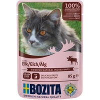 Produktbild von Bozita Hund Leckerli Stückchen in Gelee Elch Monoprotein 12x85g - 12 x 85 g