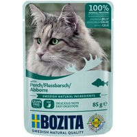 Produktbild von Bozita Hundefutter Stückchen in Gelee Fisch und Rentier 12x85g - 12 x 85 g
