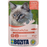 Produktbild von Bozita Hundefutter Stückchen in Gelee Lachs 12x85g - 12 x 85 g