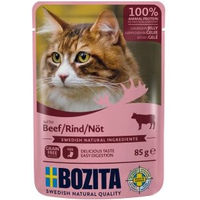 Produktbild von Bozita Hundefutter Stückchen in Gelee Rind 12x85g - 12 x 85 g