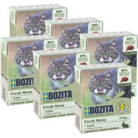 Produktbild von Bozita Hundefutter Stückchen in Sauce Kaninchen getreidefrei 6x370g - 6 x 370 g