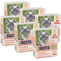 Produktbild von Bozita Hundefutter Stückchen in Sauce Lachs getreidefrei 6x370g - 6 x 370 g