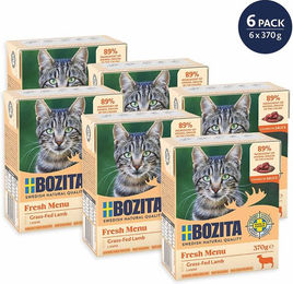 Produktbild von Bozita Hundefutter Stückchen in Sauce mit Lamm getreidefrei und ohne Zucker 6x370 g
