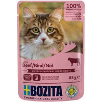 Produktbild von Bozita Hundefutter Stückchen in Sauce Rind 12x85g