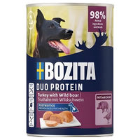 Produktbild von Bozita Hundepaté Pute mit Wildschwein Getreidefrei Adult 6x 400 g