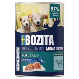 Bozita Hundepaté Welpe Kalb 6x 400 g Getreidefrei mit hohem Fleischanteil – Bild 1 von 2