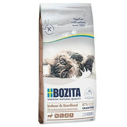 Bozita Indoor & Sterilised Katzentrockenfutter Rentier Getreidefrei Adult 2 kg - 2 kg – Bild 1 von 3