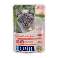 Produktbild von Bozita Katzen Häppchen in Soße mit Lachs 12x85g