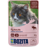 Produktbild von Bozita Katzen Nassfutter Stückchen in Gelee Wild Getreidefrei und Zuckerfrei 12 x 85 g - 12 x 85 g