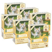 Produktbild von Bozita Kitten Stückchen in Sauce Fisch getreidefrei 6x370g - 6 x 370 g