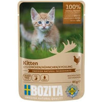 Produktbild von Bozita Kitten Stückchen in Sauce Huhn 12x85g - 12 x 85 g