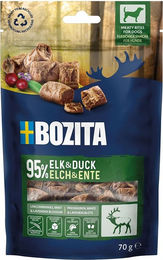 Bozita Meaty Bites Hundesnack Elch und Ente getreidefrei 70 g - 70 g – Bild 1 von 7
