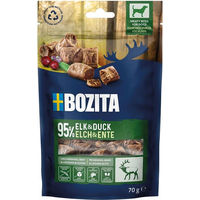 Produktbild von Bozita Meaty Bites Hundesnack Elch und Ente getreidefrei 70 g - 70 g