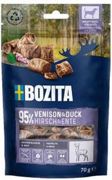 BOZITA Meaty Bites Hundesnack Hirsch und Ente getreidefrei 2x70 g – Bild 1 von 3