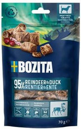 Bozita Meaty Bites Hundesnack Rentier und Ente getreidefrei 2x70 g – Bild 1 von 3