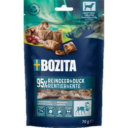Bozita Meaty Bites Hundesnack Rentier und Ente getreidefrei 70 g - 10 x 70 g – Bild 1 von 7