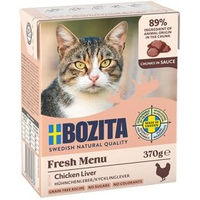Produktbild von Bozita Nassfutter Katze Adult Stückchen in Sauce Huhn getreidefrei ohne Zucker 6x370 g