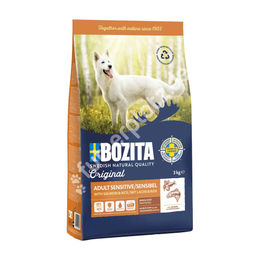 Bozita Original Adult Sensitive Skin & Coat Hundefutter mit Lachs und Reis weizenfrei 3 kg - 3 kg – Bild 1 von 3