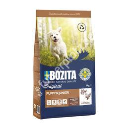 Bozita Original Puppy & Junior Hundetrockenfutter Huhn weizenfrei 3 kg - 3 kg – Bild 1 von 13