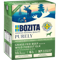 Produktbild von Bozita Purely Paté Getreidefrei mit Rind und Wild für erwachsene Hunde 6 x 370 g - 6 x 370 g