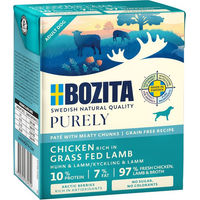 Produktbild von Bozita Purely Paté Hund Adult Huhn & Lamm Getreidefrei 6 x 370 g - 6 x 370 g
