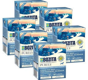 Bozita Purely Paté Hundefutter Rind und Rentier Getreidefrei und Ohne Zucker 6 x 370g - 6 x 370 g – Bild 1 von 7