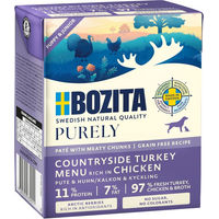Produktbild von Bozita Purely Paté Welpe & Junior mit Pute und Huhn getreidefrei 6 x 370 g - 6 x 370 g