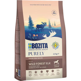 Bozita Purely Puppy & Junior Small Hundetrockenfutter Elch Getreidefrei 2,5 kg - 2,5 kg – Bild 1 von 2