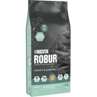 Produktbild von Bozita Robur Puppy & Junior Hund Trockenfutter Huhn Getreidefrei 12 kg - 12 kg