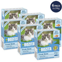 Produktbild von Bozita Tetra Häppchen in Sauce Sterilised Saibling Getreidefrei und Ohne Zucker 6x370 g
