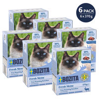 Produktbild von Bozita Tetra Häppchen in Soße mit Rentier Getreidefrei und Ohne Zucker für Adult 6x370g