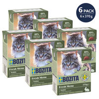 Produktbild von Bozita Tetra Häppchen Kaninchen in Gelee für erwachsene Hunde getreidefrei und ohne Zucker 6x370g - 6 x 370 g