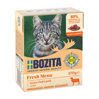Produktbild von Bozita Tetra Katzen Nassfutter Stückchen in Sauce mit Lamm Adult Getreidefrei 6 x 370 g - 6 x 370 g