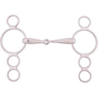 Produktbild von BR 4-Ring Gebiss aus Edelstahl für Pferde 18 mm