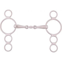 Produktbild von BR 4-Ring Gebiss aus Edelstahl für Pferde