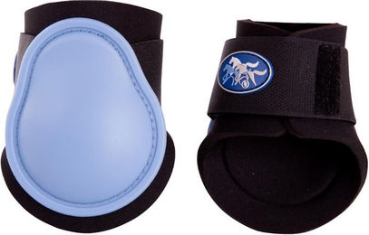 BR 4Ever Horses Streichkappen aus Neopren für Ponys in Weiß-Blau – Bild 1 von 1