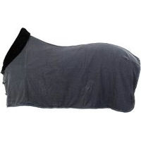 Produktbild von BR Abschwitzdecke mit Kragen aus Fleece in Grau 135 cm