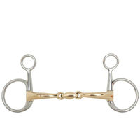 Produktbild von BR Baucher Soft Contact Gebiss doppelt gebrochen aus Metall in Silber