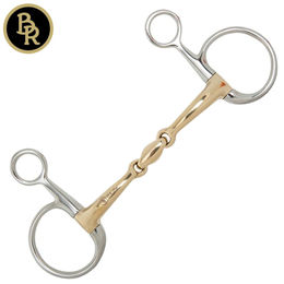 BR Baucher-Trense doppelt gebrochen Soft Contact aus Edelstahl 12 mm – Bild 1 von 4