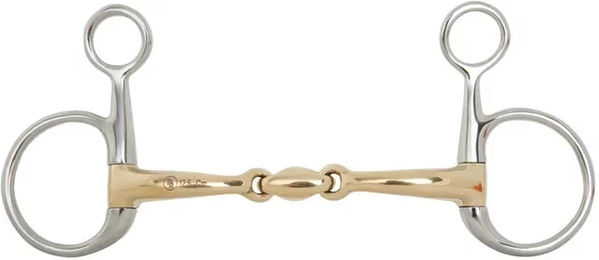 BR Bauchertrense Soft Contact mit doppeltem Gebiss 16mm Cheeks 110mm – Bild 1 von 2