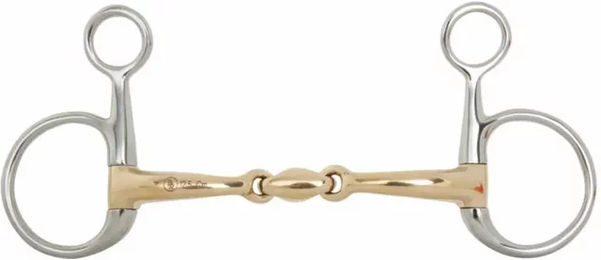 BR Bauchertrense Soft Contact mit doppeltem Gebiss aus Edelstahl 16mm – Bild 1 von 2