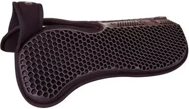 BR Bieman de Haas Gel Sattelpad mit Ausschnitt am Widerrist aus Memory Foam Schwarz – Bild 1 von 2