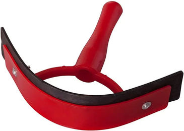 BR Bieman de Haas Schweißmesser Schaumstriegel für Pferde Rot – Bild 1 von 2