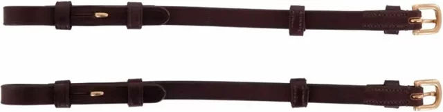 Produktbild von BR Blindflanschpfosten mit Rundschlinge aus Leder in Braun