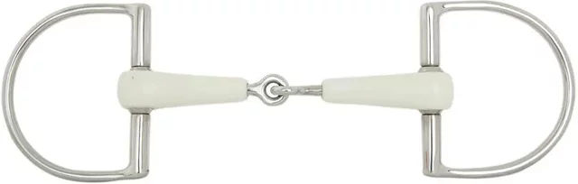 BR Combo Comfort D-Ring-Trense aus Edelstahl für Pferde 18 mm einfach gebrochen – Bild 1 von 3