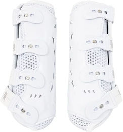 BR Country Tech Airflow Vordergamaschen für Pferde Weiß Größe M – Bild 1 von 2
