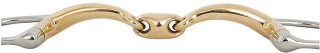 BR D-Ring-Trense Soft Contact doppelt gebrochen 16 mm für Pferde – Bild 1 von 2