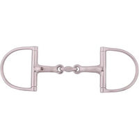 Produktbild von BR D-Ringtrense doppelt gebrochen aus Edelstahl für Pferde 16 mm